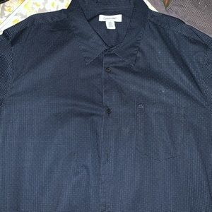 Dark Blue Calvin Klein Dress Shirt